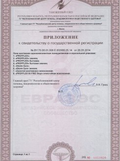 2015.03.25 Лобня - Приложение к сертификату, Профили поливинилхлоридные системы Rehau.