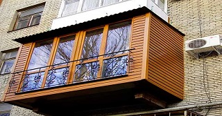 Внешняя отделка балкона Лобня цена от 1021 руб. м/2.